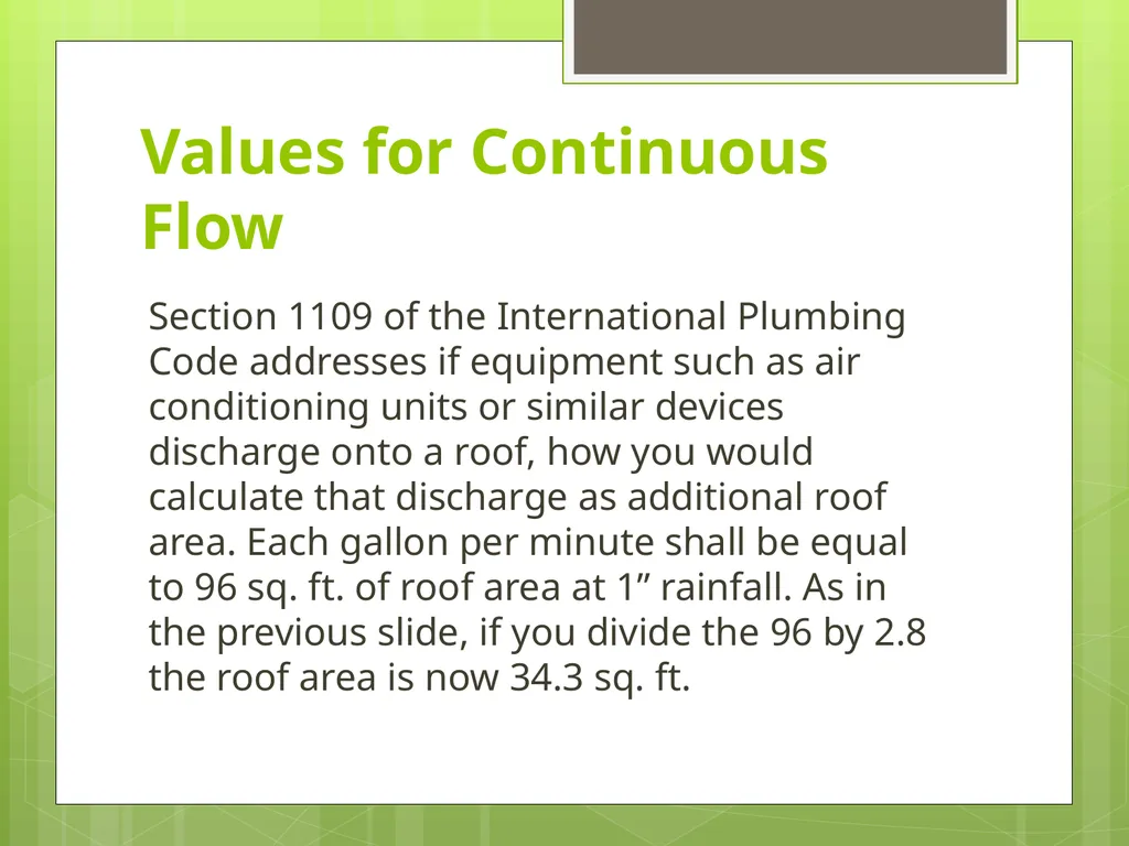 Chapter 3.1 Storm Drainage Sizing Building Drain & - slide 14 of 23