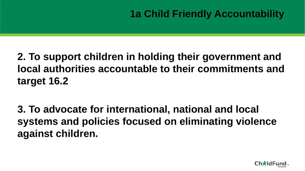ChildFund Alliance Five Year Strategic Plan - slide 32 of 45