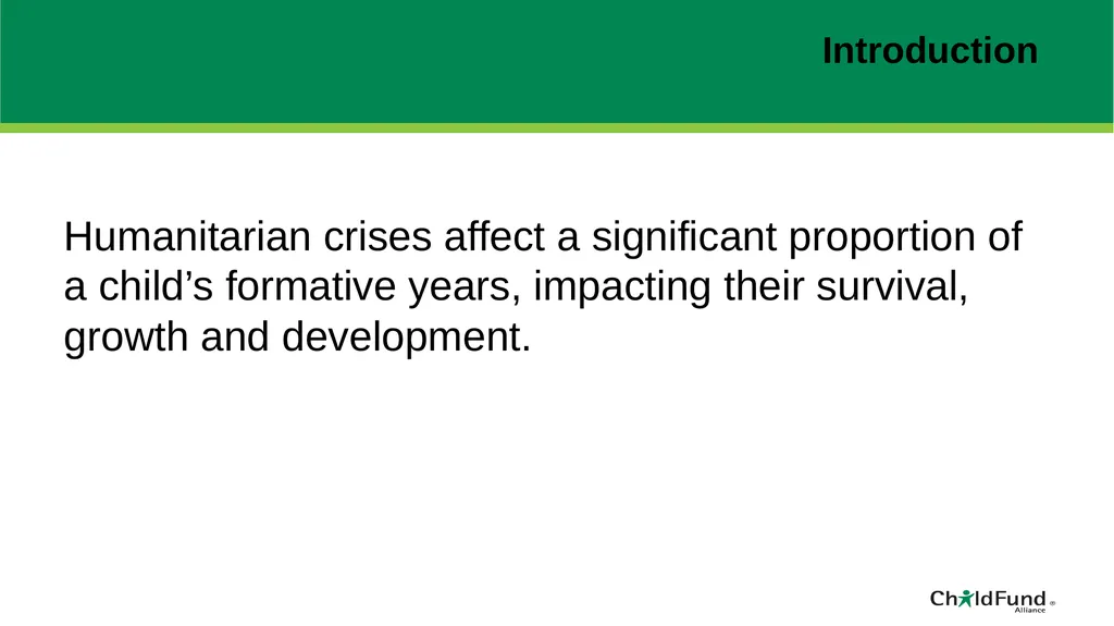 ChildFund Alliance Five Year Strategic Plan - slide 8 of 45