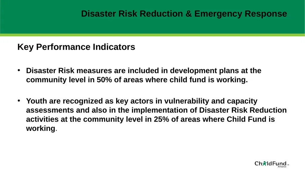 ChildFund Alliance Five Year Strategic Plan - slide 39 of 45