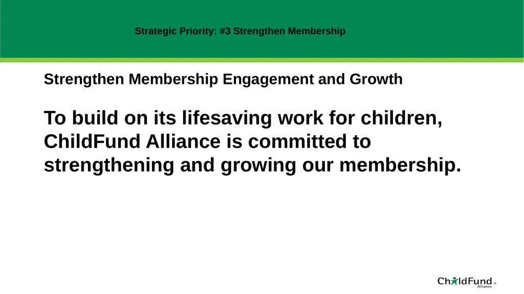ChildFund Alliance Five Year Strategic Plan - slide 41 of 45