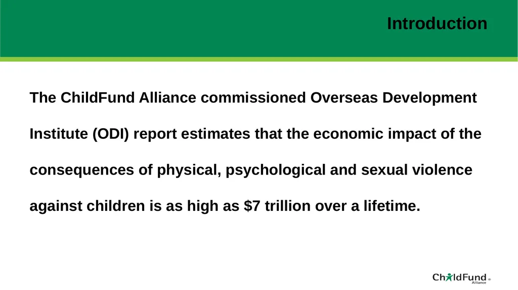 ChildFund Alliance Five Year Strategic Plan - slide 5 of 45