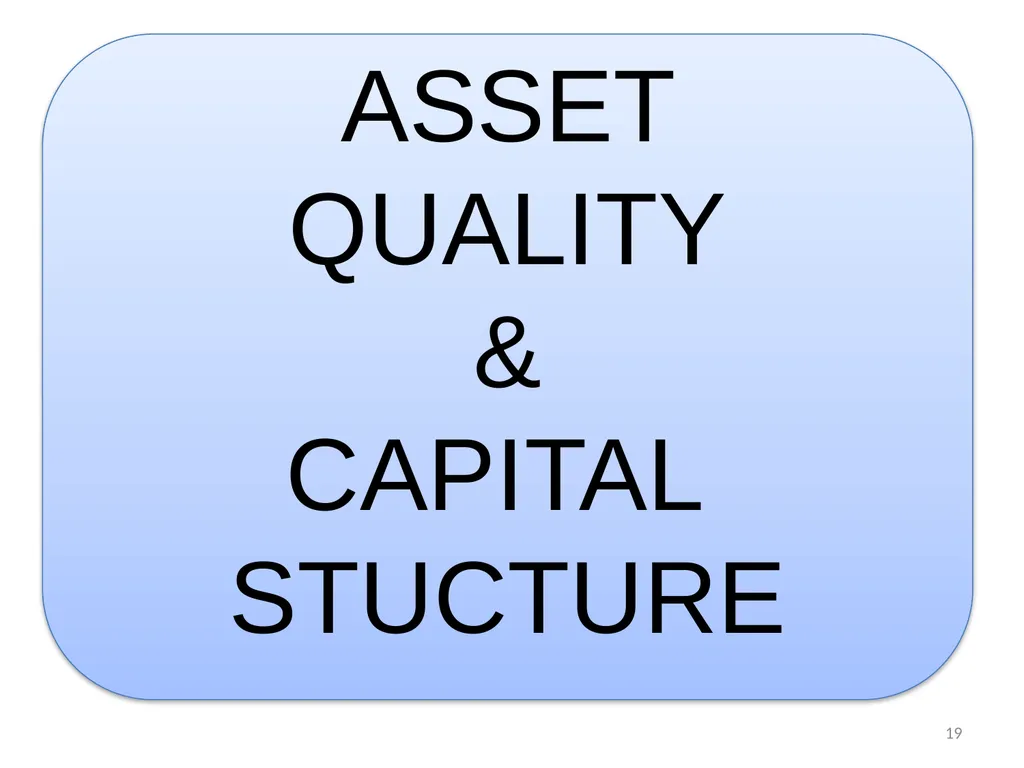 FINANCIAL HIGHLIGHTS FOR THE 3RD QUARTER & NINE - slide 19 of 29