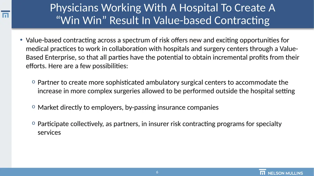 The Future of Value-Based Care and the Emerging - slide 6 of 11