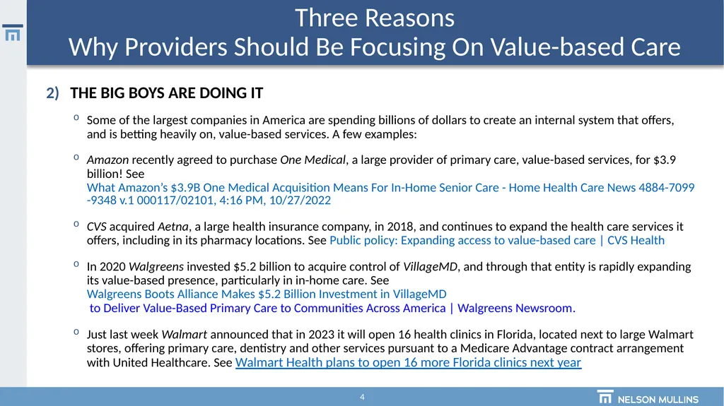 The Future of Value-Based Care and the Emerging - slide 4 of 11