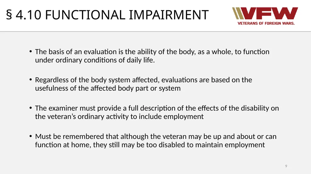 38 CFR Part 4 Schedule for Rating Disabilities 1 - slide 9 of 84