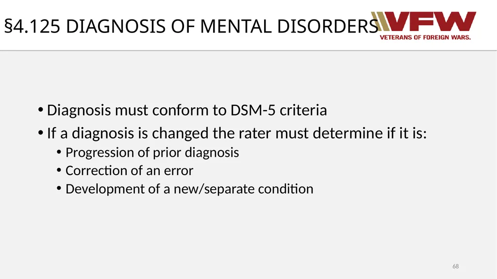 38 CFR Part 4 Schedule for Rating Disabilities 1 - slide 68 of 84