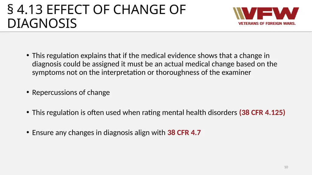 38 CFR Part 4 Schedule for Rating Disabilities 1 - slide 10 of 84