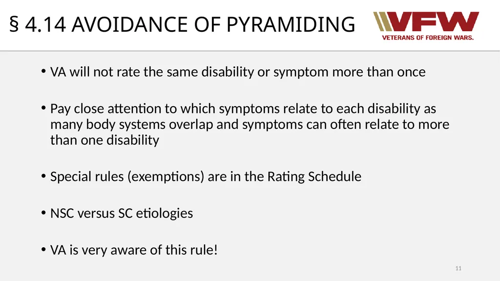 38 CFR Part 4 Schedule for Rating Disabilities 1 - slide 11 of 84