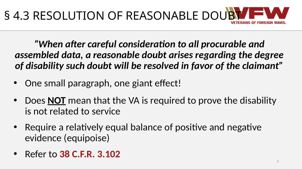 38 CFR Part 4 Schedule for Rating Disabilities 1 - slide 5 of 84