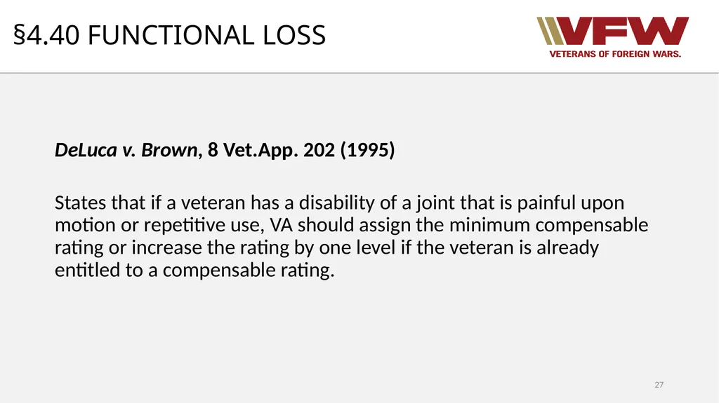 38 CFR Part 4 Schedule for Rating Disabilities 1 - slide 27 of 84
