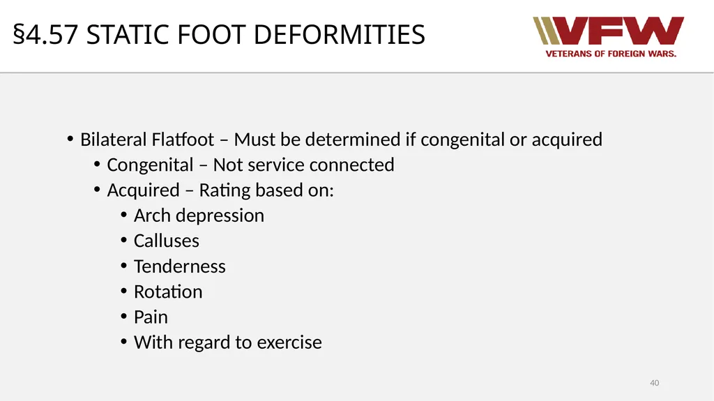 38 CFR Part 4 Schedule for Rating Disabilities 1 - slide 40 of 84