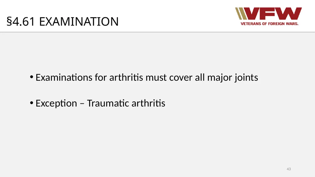 38 CFR Part 4 Schedule for Rating Disabilities 1 - slide 43 of 84