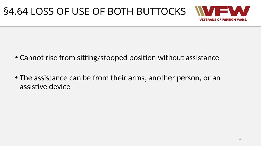 38 CFR Part 4 Schedule for Rating Disabilities 1 - slide 46 of 84
