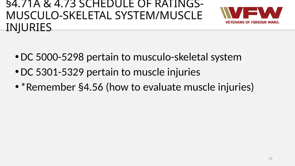 38 CFR Part 4 Schedule for Rating Disabilities 1 - slide 53 of 84