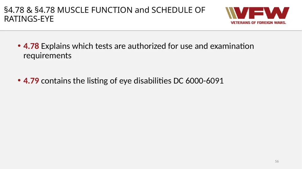 38 CFR Part 4 Schedule for Rating Disabilities 1 - slide 56 of 84