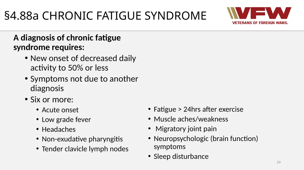 38 CFR Part 4 Schedule for Rating Disabilities 1 - slide 59 of 84