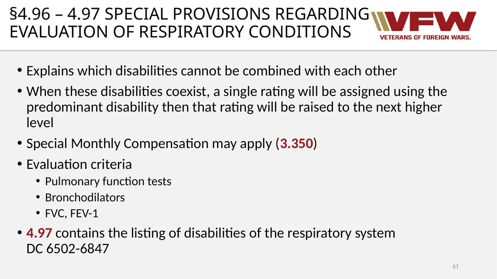 38 CFR Part 4 Schedule for Rating Disabilities 1 - slide 61 of 84