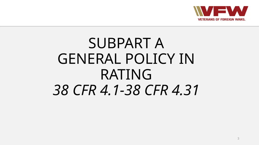38 CFR Part 4 Schedule for Rating Disabilities 1 - slide 3 of 84