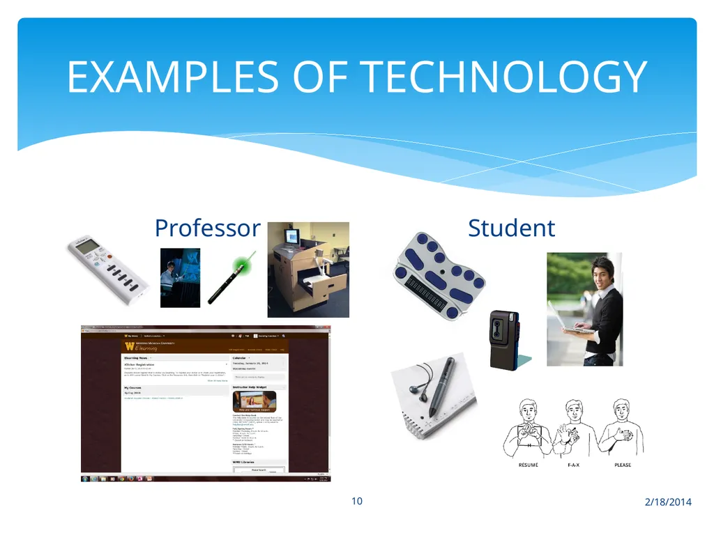 2/18/2014 1 screen holder TEACHING WITH TECHNOLOGY - slide 10 of 18