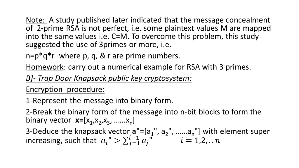 Public Key Cryptosystems: These public key - slide 6 of 11