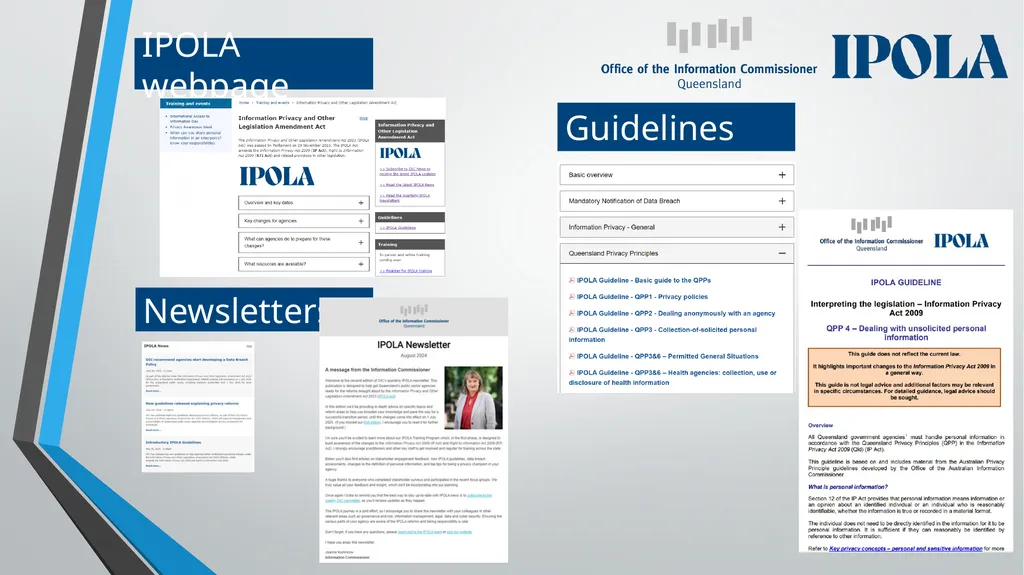 Information Privacy and Other Legislation - slide 29 of 30