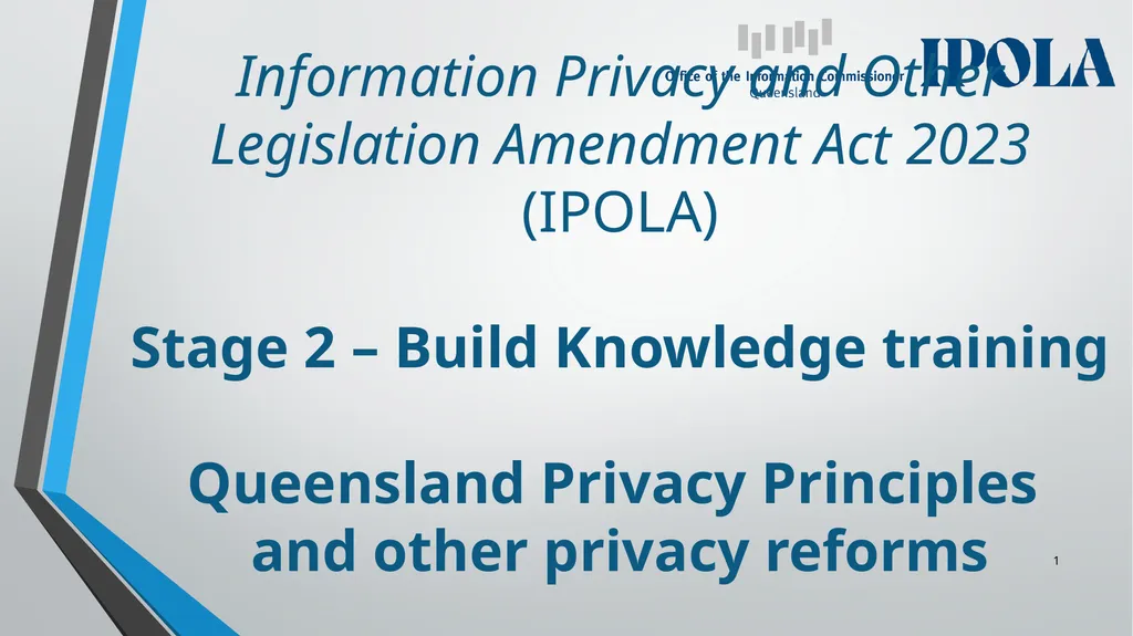 Information Privacy and Other Legislation - slide 1 of 30