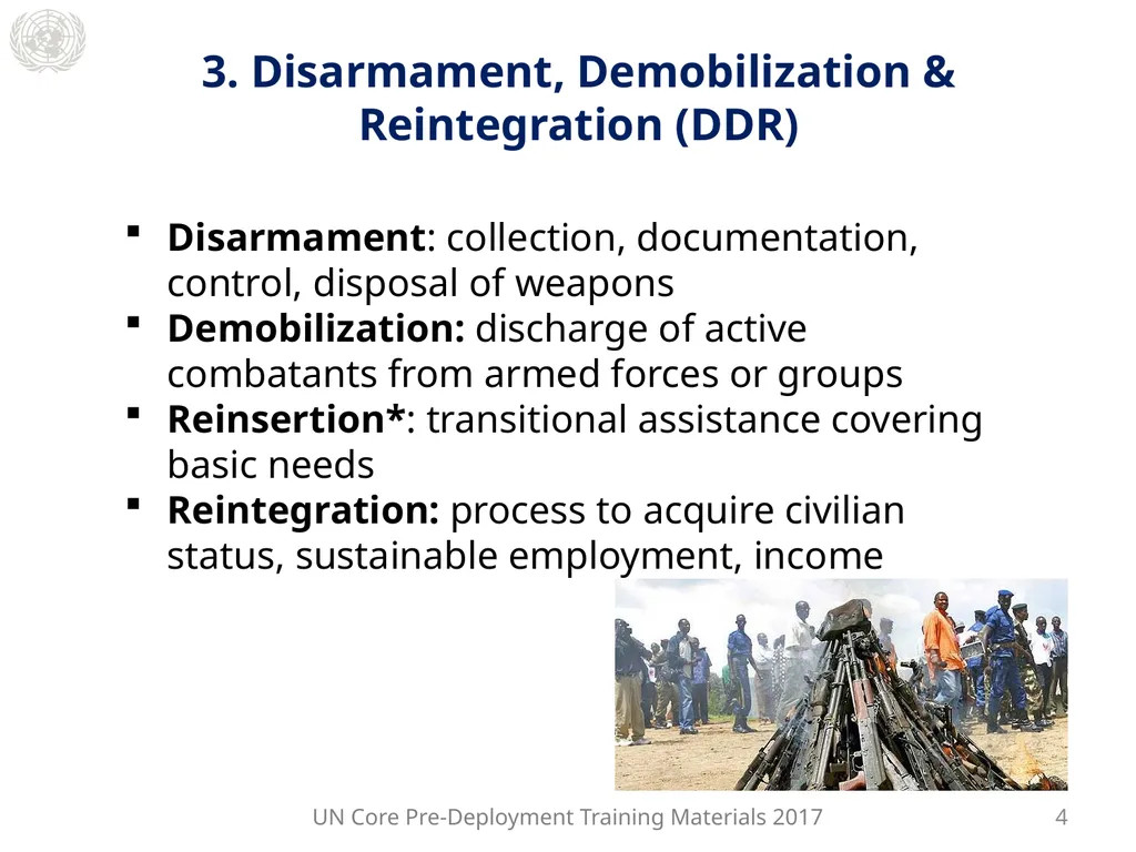 Module 2: Mandated Tasks of United Nations - slide 10 of 22