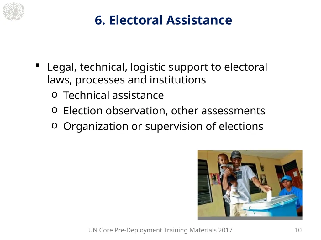 Module 2: Mandated Tasks of United Nations - slide 16 of 22