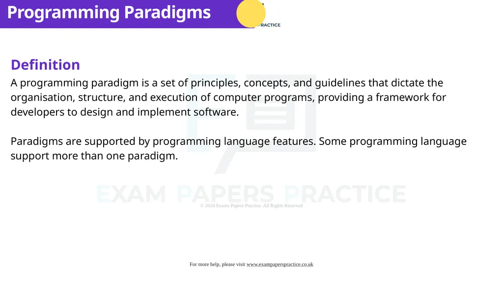 Cambridge International A Level Computer Science - slide 3 of 8