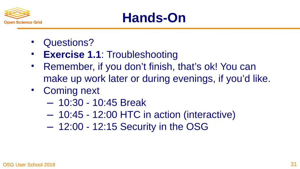Troubleshooting Your Jobs Brian Lin OSG Software - slide 31 of 31