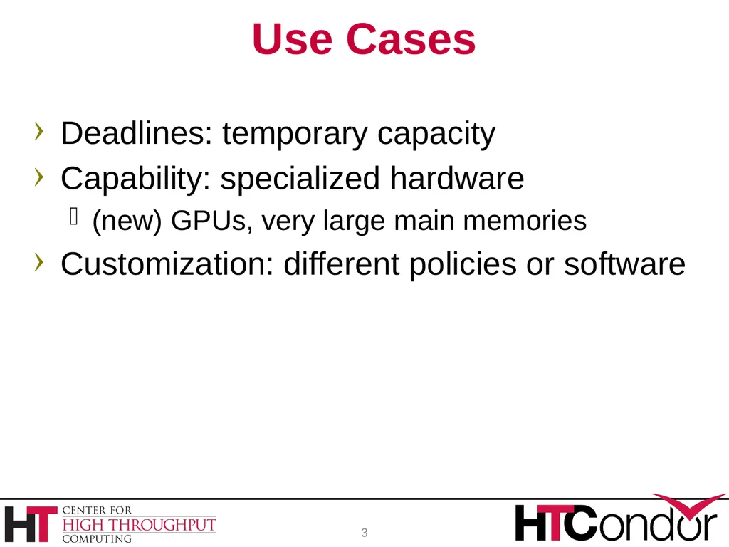 HTCondor Annex Elasticity with the Public Cloud - slide 3 of 23