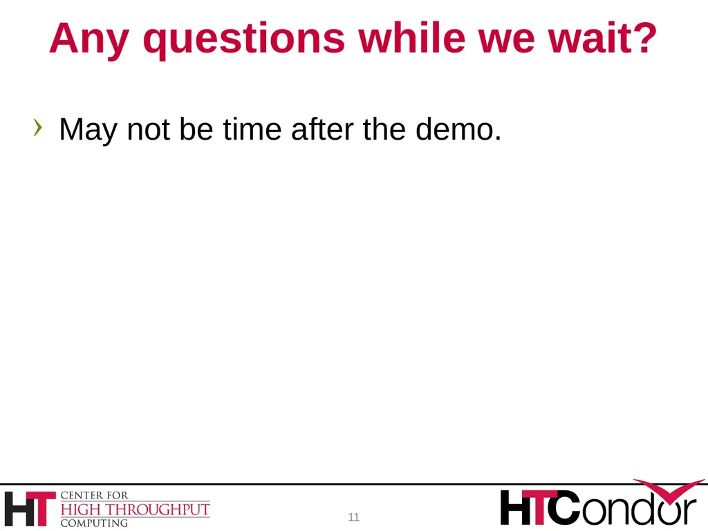HTCondor Annex Elasticity with the Public Cloud - slide 11 of 23