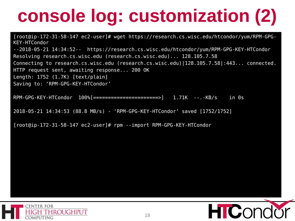 HTCondor Annex Elasticity with the Public Cloud - slide 18 of 23