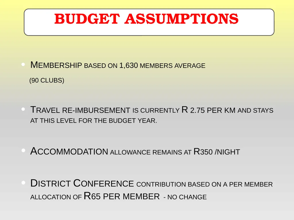 Rotary District 9370 District Finances AG Training - slide 7 of 22
