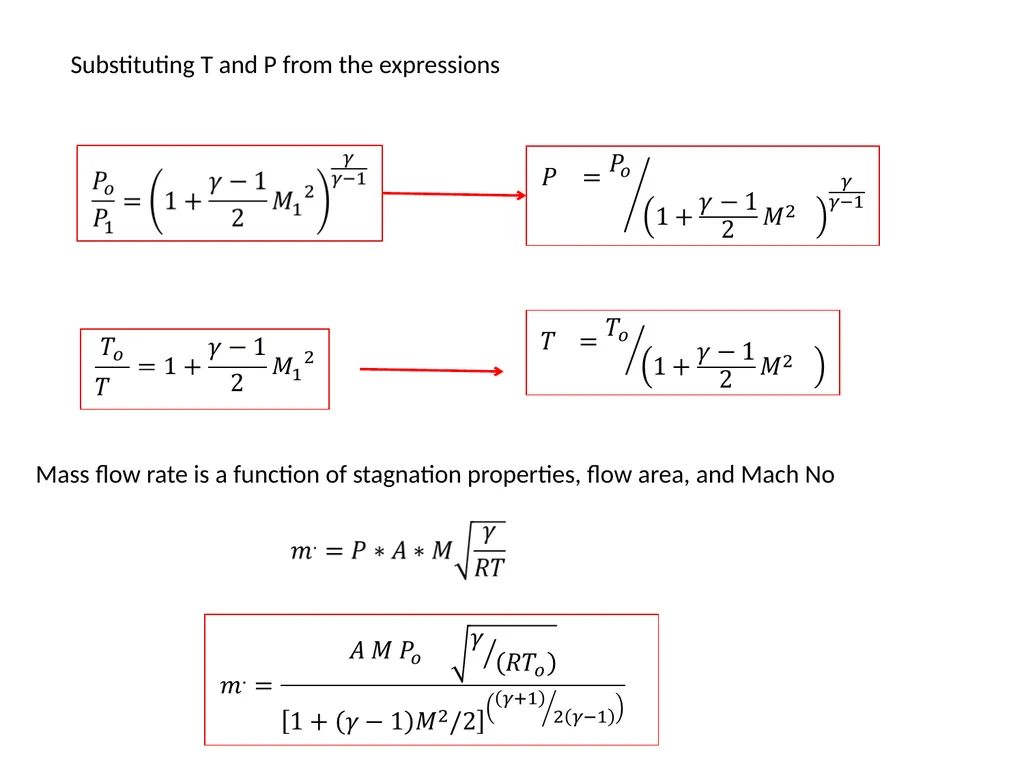 Isentropic flow through Nozzles The main idea of - slide 12 of 19