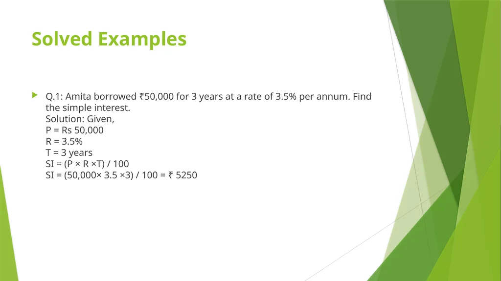 Simple Interest and Compound Interest Nirmali - slide 5 of 7