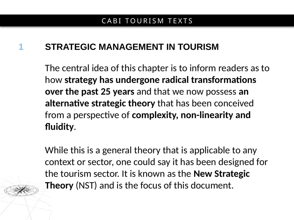 3rd Edition Strategic Management In Tourism Edited - slide 4 of 11