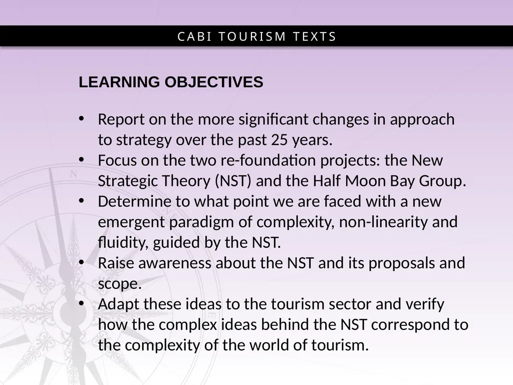 3rd Edition Strategic Management In Tourism Edited - slide 3 of 11