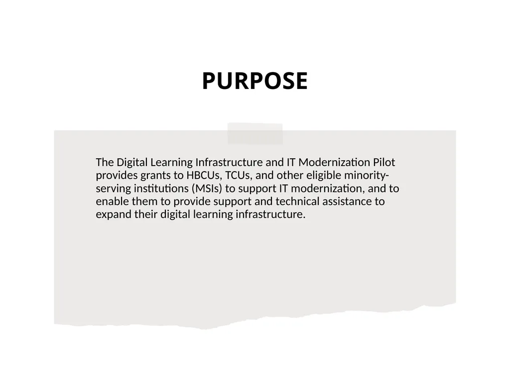 Digital Learning Infrastructure and IT - slide 3 of 27