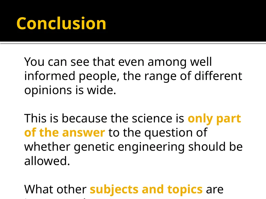 Starter Question: What are genes? Why are they - slide 9 of 9