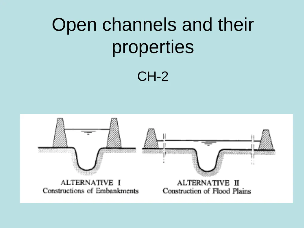 Open-Channel Flow and Its Classification CH-1 - slide 13 of 17