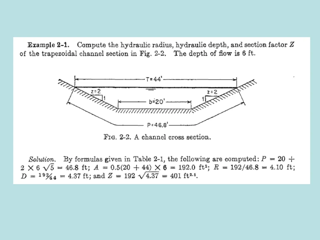 Open-Channel Flow and Its Classification CH-1 - slide 17 of 17