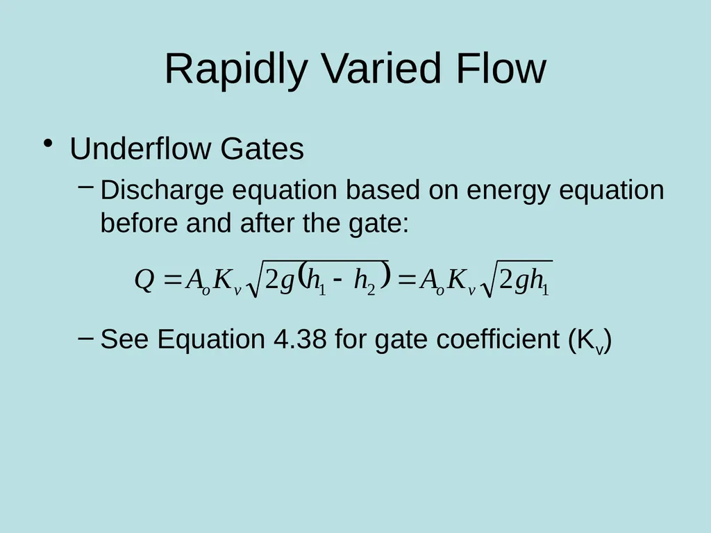 BAE 6333 – Fluvial Hydraulics Nonuniform Flow – - slide 10 of 17