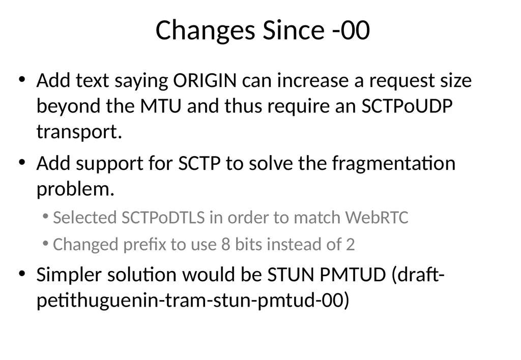Session Traversal Utilities for NAT (STUN) IETF-92 - slide 9 of 10