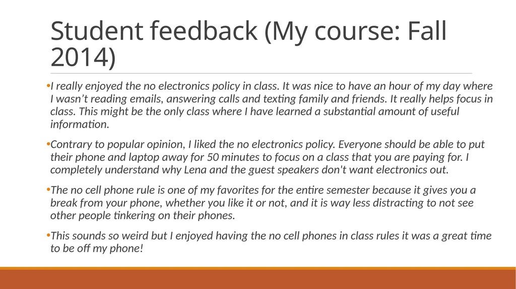 Literature on electronics as distractions 90-97.5% - slide 4 of 8