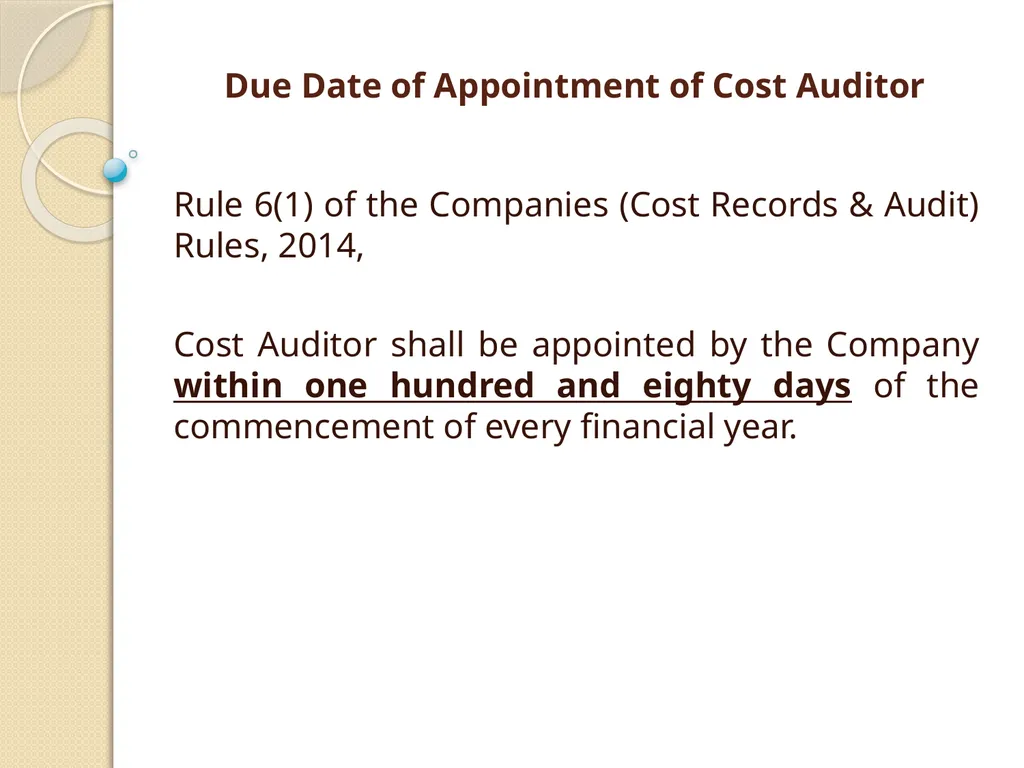 Cost Records & Audit Rules CMA (Dr.) BALWINDER - slide 40 of 55