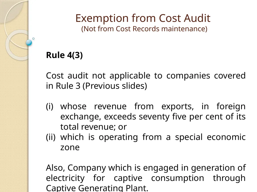 Cost Records & Audit Rules CMA (Dr.) BALWINDER - slide 31 of 55