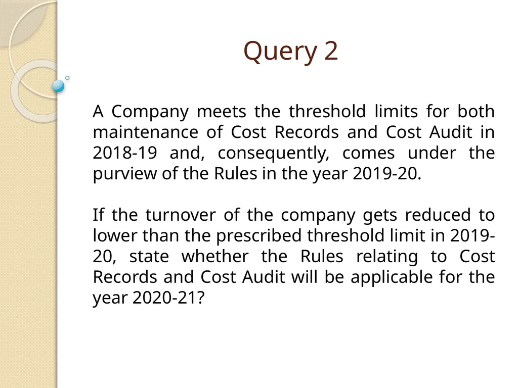 Cost Records & Audit Rules CMA (Dr.) BALWINDER - slide 37 of 55
