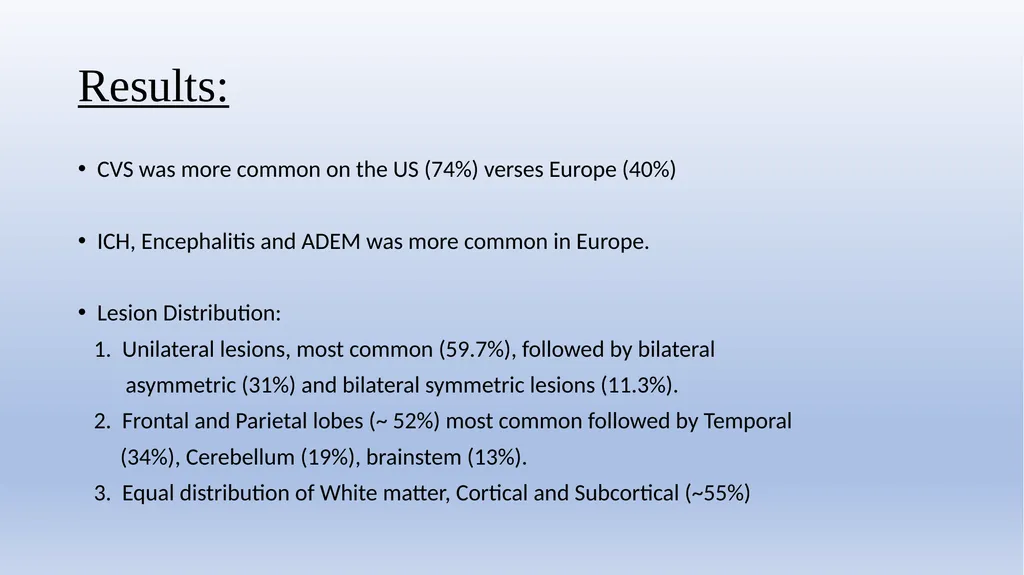Retrospective Multicenter Study Of The - slide 8 of 20